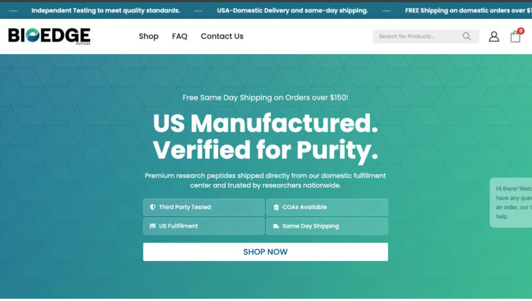 Bioedge Research Labs Review – Is this Peptide Company Legit?