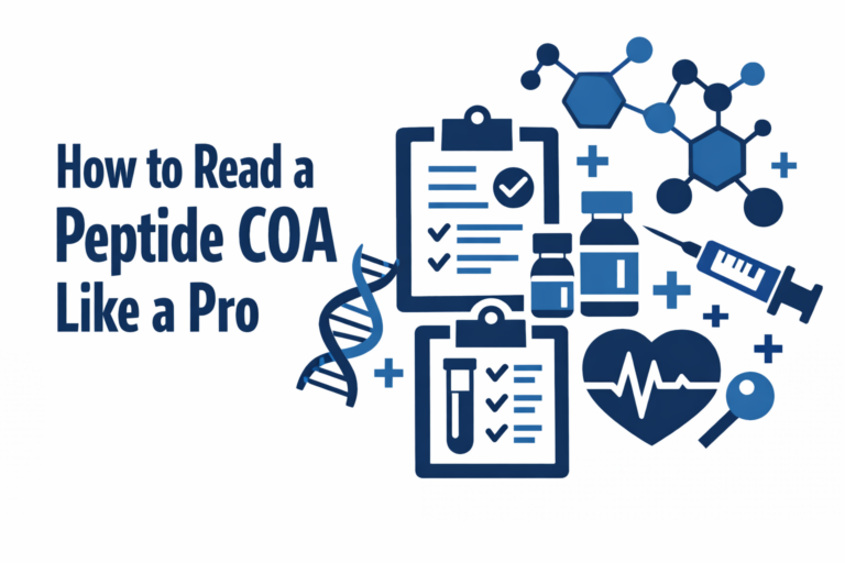 How to Read a Peptide COA Like a Pro
